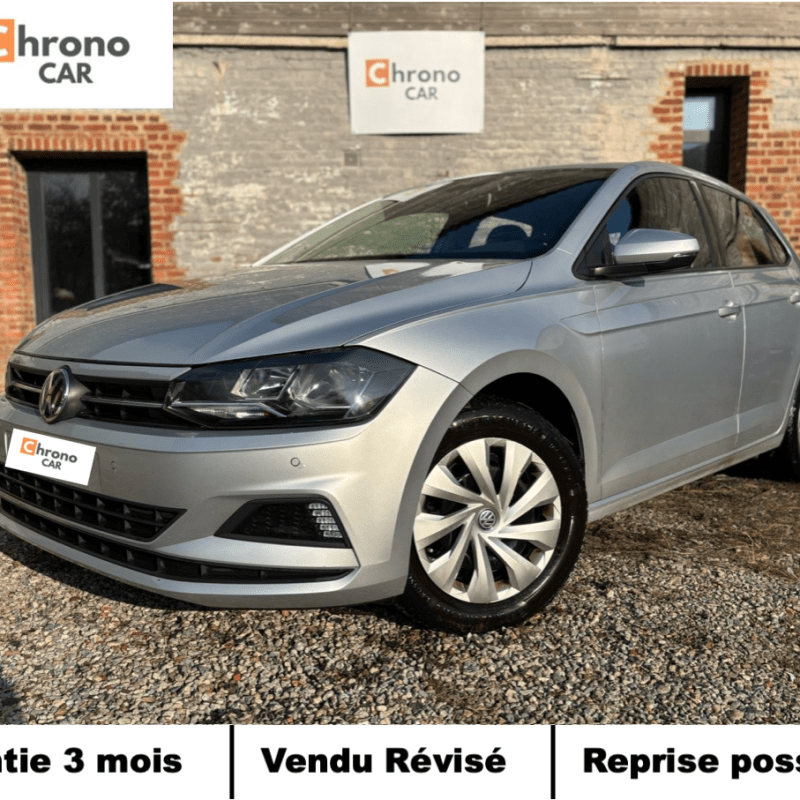 Volkswagen Polo 1.0 80ch 5p / SUIVI COMPLET / APPLE CARPLAY / FAIBLE KMS 12&nbsp;490€