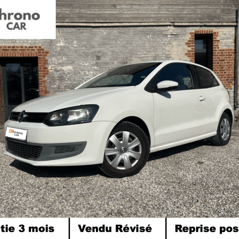 Volkswagen Polo 1.2i 60ch / SUIVI COMPLET / REGULATEUR / MOTEUR A CHAINE 6&nbsp;490€