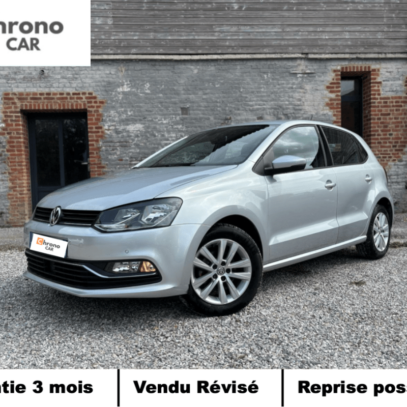 Volkswagen Polo 1.2TSI 90ch 5p/ 1ERE MAIN / BOITE AUTOMATIQUE / SUIVI COMPLET 12&nbsp;990€