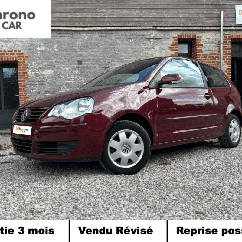 Volkswagen Polo 1.4i 75ch / BOITE AUTOMATIQUE / SUIVI COMPLET/ CLIM 7&nbsp;490€