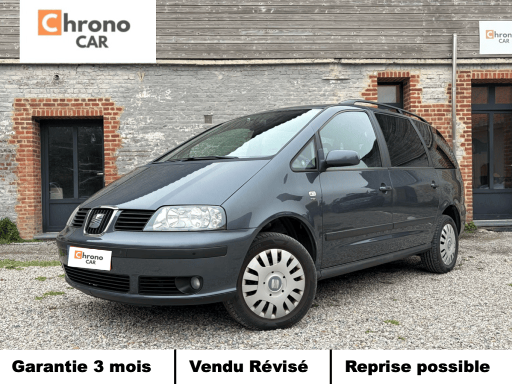 Seat Alhambra 1.9TDI 115CH/ 7 PLACES/ SUIVI COMPLET / REGULATEUR DE VITESSES 6&nbsp;590€